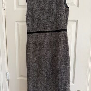 Danny & Nicole Black and Gray Midi Dress